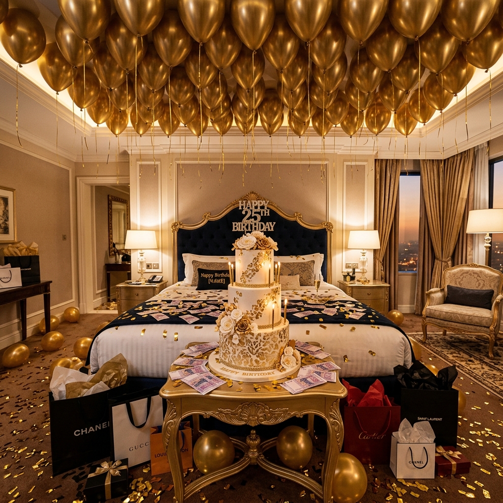Golden Hour Luxury Birthday Set
